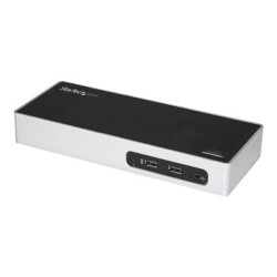 Startech USB 3.0 Docking Station, Dual Monitor Laptop Docking Station with HDMI & DVI VGA Video, 6-port USB 3.1 Gen 1 5Gbps Hub, GbE, Audio, Universal USB Type-A Dock, Windows & Mac - Dual Display Dock (DK30ADD) - Dokovací stanice - USB - DVI, HDMI - 1GbE - pro P N: DK30A2DH, SVA20N2NEUA
