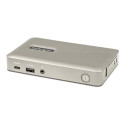 Startech USB C Dock, USB-C to DisplayPort 4K 30Hz or VGA, Mini USB-C Laptop Docking Station with 65W Power Delivery Pass-Through Charging, 4-Port USB 3.1 Gen 1 Hub, GbE - Universal USB Type C Port Replicator (DKM30CHDPDUE) - Dokovací stanice - USB-C 3.2 Gen 1 - VGA, DP - 1GbE - kompatibilní s TAA - Velká Británie, Evropa