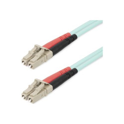Startech 25m (82ft) LC UPC to LC UPC OM4 Multimode Fiber Optic Cable, 50 125?m LOMMF VCSEL Zipcord Fiber, 100G Networks, Low Insertion Loss, LSZH Fiber Patch Cord - Patch kabel - LC UPC multi-mode (M) do LC UPC multi-mode (M) - 25 m - 25 m - optické vlákno - duplex - 50 125 mikron - OM4 - neobsahuje halogen, až 100 Gbps rychlost prenosu dat - vode - barva
