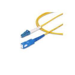 Startech 1m (3.3ft) LC to SC (UPC) OS2 Single Mode Simplex Fiber Optic Cable, 9 125?m, Laser Optimized, 40G 100G, Bend Insensitive, Low Insertion Loss - LSZH Fiber Patch Cord (SPSMLCSC-OS2-1M) - Patch kabel - jednoduchý režim LC UPC (M) do jednoduchý režim SC UPC (M) - 1 m - 1 m - 2 mm - optické vlákno - simplex - 9 125 mikron - OS1 OS2 - neobsahuje halogen, pasivní, dvousmerný - žlutá