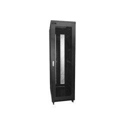 Startech 42U Server Rack Cabinet - 4-Post Adjustable Depth (5.9" to 36.4") IT Network Equipment Rack Enclosure with Casters - 2000lbs (RK4236BKB) - Rozvadec stojanový skrín - podlahové provedení - cerná - 42U - 19"