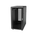 Startech 25U Network Rack Cabinet on Wheels - 36in Deep - Portable 19in 4 Post Network Rack Enclosure for Data & IT Computer Equipment w Casters (RK2536BKF) - Rozvadec stojanový - 25U