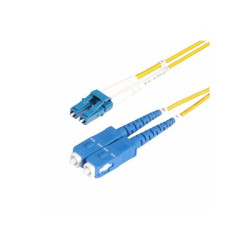 Startech 25m (82ft) LC to SC (UPC) OS2 Single Mode Duplex Fiber Optic Cable, 9 125?m, Laser Optimized, 10G, Bend Insensitive, Low Insertion Loss - LSZH Fiber Patch Cord (SMLCSC-OS2-25M) - Patch kabel - jednoduchý režim LC UPC (M) do jednoduchý režim SC UPC (M) - 25 m - 25 m - 2 mm - optické vlákno - duplex - 9 125 mikron - OS1 OS2 - neobsahuje halogen, pasivní - žlutá