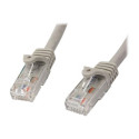 Startech 2m CAT6 Ethernet Cable, 10 Gigabit Snagless RJ45 650MHz 100W PoE Patch Cord, CAT 6 10GbE UTP Network Cable w Strain Relief, Grey, Wiring is UL Certified TIA - Category 6 - 24AWG (N6PATC2MGR) - Patch kabel - RJ-45 (M) do RJ-45 (M) - 2 m - UTP - CAT 6 - provedení bez hrbolku - šedá