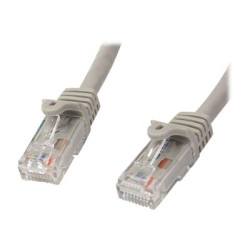 Startech 2m CAT6 Ethernet Cable, 10 Gigabit Snagless RJ45 650MHz 100W PoE Patch Cord, CAT 6 10GbE UTP Network Cable w Strain Relief, Grey, Wiring is UL Certified TIA - Category 6 - 24AWG (N6PATC2MGR) - Patch kabel - RJ-45 (M) do RJ-45 (M) - 2 m - UTP - CAT 6 - provedení bez hrbolku - šedá