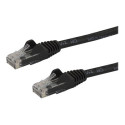 Startech 1m CAT6 Ethernet Cable, 10 Gigabit Snagless RJ45 650MHz 100W PoE Patch Cord, CAT 6 10GbE UTP Network Cable w Strain Relief, Black, Wiring is UL Certified TIA - Category 6 - 24AWG (N6PATC1MBK) - Patch kabel - RJ-45 (M) do RJ-45 (M) - 1 m - UTP - CAT 6 - lisovaný, provedení bez hrbolku - cerná