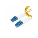 Startech 1m (3.3ft) LC to LC (UPC) OS2 Single Mode Duplex Fiber Optic Cable, 9 125?m, Laser Optimized, 10G, Bend Insensitive, Low Insertion Loss - LSZH Fiber Patch Cord (SMDOS2LCLC1M) - Patch kabel - jednoduchý režim LC UPC (M) do jednoduchý režim LC UPC (M) - 1 m - 2 mm - optické vlákno - duplex - 9 125 mikron - OS1 OS2 - neobsahuje halogen, pasivní - žlutá