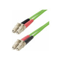 Startech 5m (15ft) LC to LC (UPC) OM5 Multimode Fiber Optic Cable, 50 125?m Duplex LOMMF Zipcord, VCSEL, 40G 100G, Bend Insensitive, Low Insertion Loss, LSZH Fiber Patch Cord - Patch kabel - LC UPC multi-mode (M) do LC UPC multi-mode (M) - 5 m - 5 m - 2.9 mm - optické vlákno - duplex - 50 125 mikron - OM5 - neobsahuje halogen, až 100 Gbps rychlost prenosu dat - zelená