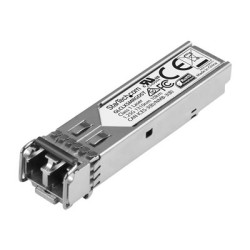 Startech Cisco GLC Connector LX-SM-RGD Compatible SFP Module, 1000BASE-LX, 1GbE Single Mode Fiber Optic Transceiver, LC Connector, 10km 1310nm, DDM, Cisco Firepower, ASR920, IE2000 - Lifetime Warranty (GLCLXSMRGDST) - Transceiver modul SFP (mini-GBIC) (odpovídá: Cisco GLC-LX-SM-RGD) - 1GbE - 1000Base-LX - jednoduchý režim LC - až 10 km - 1310 nm