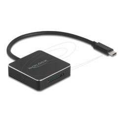 Delock - Ctecka karet (SD Express, SD, SD 3.0 UHS-I, SD UHS-I, SD UHS-II, SDHC, SDHC UHS-I, SDHC UHS-II, SXC, SDXC UHS-I, SDXC UHS-II) - USB-C 3.1 Gen 2