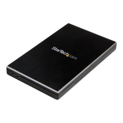 Startech USB 3.1 (10 Gbps) Gen 2 External Hard Drive Enclosure for 2.5" SATA Drives - Portable Hard Drive Enclosure (S251BMU313) - Kryt úložište - 2.5" - SATA 6Gb s - USB 3.1 (Gen 2) - cerná - pro P N: BNDTBUSB3142, PEXUS313AC2V, PEXUSB311A1E, PEXUSB311AC2, PEXUSB312A2, PEXUSB314A2V2