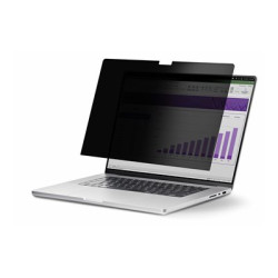 Startech 14.1-inch 16:10 Touch Privacy Screen, Anti-Glare Blue Light Filter, Laptop Monitor Screen Protector, + - 30 Deg. View Angle, Flip-Up - Filtr pro zvýšení soukromí k notebooku (horizontální) - dvoucestné - lepicí, závěsné záložky, otočné závěsy - 14.1" - černá