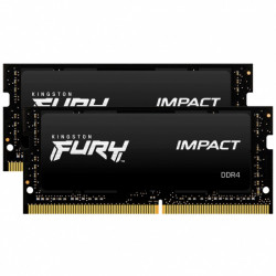 Kingston FURY Impact SO-DIMM DDR4 64GB 3200MHz CL20 2x32GB Black