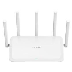 HiLook Powered by HIKVISION Wi-Fi 6 router WR-AX18(O-STD) EU IEEE 802.11a n ac ax 1800Mbps 3x LAN 1x WAN bílý