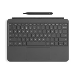 Microsoft Surface Pro Keyboard - 12-inch - klávesnice - s touchpad, akcelerometr - podsvícená - magnetické dokování - QWERTZ - česká slovenská - slída - 73 % recyklovaných vláken na bázi dřeva pro spotřebitele - s Slim Pen