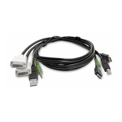 Startech - Kabel adaptéru - kompatibilní s TAA - USB typ A, DVI, audio jack 3,5 mm s piny (male) do HDMI, USB Type B, audio jack 3,5 mm s piny (male) - 1.8 m