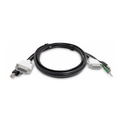 StarTech - Kabel klávesnice videa myši (KVM) - kompatibilní s TAA - USB typ A, DVI, audio jack 3,5 mm (M) do USB Type B, DVI, audio jack 3,5 mm (M) - 1.8 m