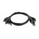 StarTech - Kabel klávesnice videa myši (KVM) - kompatibilní s TAA - USB typ A, audio jack 3,5 mm, DisplayPort (M) do USB Type B, audio jack 3,5 mm, DisplayPort (M) - 1.8 m
