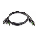 Startech - Kabel adaptéru - kompatibilní s TAA - HDMI, USB typ A, audio jack 3,5 mm s piny (male) do HDMI, USB Type B, audio jack 3,5 mm s piny (male) - 1.8 m