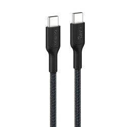 Belkin BOOST CHARGE PRO USB-C USB-C kabel 240W, 1m, černý - odolný