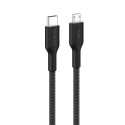 Belkin BOOST CHARGE PRO USB-C microUSB, 1m, černý - odolný