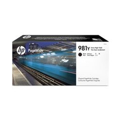 HP originální ink L0R16A, No.981Y, black - prošlá expirace (2022); obal B (viz. popis)