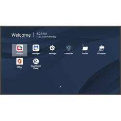 Viewsonic CDE7514-2 75" 4K 3840x2160 500cd 11ms 3xHDMI RS232 USB-C 2xUSB RJ45 Android 14 VESA Repro 24 7