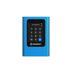 Kingston IronKey VP80 960 GB SSD Externí 2.5" Modrá 3R