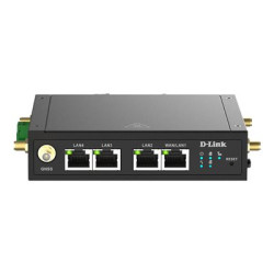 D-Link DWM-530-T - Bezdrátový router - WWAN SNMP, SNMP v2c, SNMP v3 2.4 GHz - 4G, 3G - lze montovat na konzolu DIN