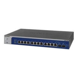 NETGEAR Plus XS512EM - V2 - prepínac - L3 - inteligentní x 100 1000 2.5G 5G 10GBase-T x combo 10 Gigabit SFP+ - desktop, Lze montovat do rozvadece - pro NETGEAR AGM731F, AXM764; ProSafe AGM731F, AGM734, AXM761, AXM762, AXM763, AXM764