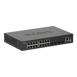 D-Link SmartPro DGS-1530-20 - Prepínac - inteligentní - 16 x 10 100 1000 + 4 x 10 Gigabit SFP+ - desktop, Lze montovat do rozvadece