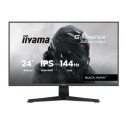iiyama G-MASTER Black Hawk G2441HSU-B1 - LED monitor - hraní her - 24" - 1920 x 1080 Full HD (1080p) @ 144 Hz - IPS - 350 cd m? - 1500:1 - 1 ms - HDMI, DisplayPort - reproduktory - matná cern