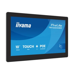 iiyama ProLite TW1023ASC-B3P - Android PC - dotykový panel PC 1 RK3568 až 2 GHz - RAM 4 GB - SSD - eMMC 32 GB - Mali-G52 - Bluetooth 5.2, Gigabit Ethernet - Android 13 - monitor: LED 10.1" 1280 x 800 (WXGA) dotykový displej - cerná, matná