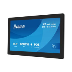 iiyama ProLite TW1623AS-B3P - Android PC - dotykový panel PC 1 RK3568 - RAM 4 GB - SSD - eMMC 32 GB - Mali-G52 - Bluetooth 5.2, Gigabit Ethernet - Android 13 - monitor: LED 15.6" 1920 x 1080 (Full HD) dotykový displej - cerná, matná