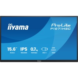 iiyama ProLite P1671HSC-B1 15,6" IPS FHD 60Hz 3ms Černá 3R