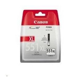 Canon CARTRIDGE CLI-551GY XL šedá pro Pixma iP, Pixma iX, Pixma MG a Pixma MX 725, 8750, 5450 (275 str.)