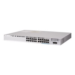 Cisco Catalyst 9200L - Network Essentials - přepínač - L3 - řízený - 8 x 100 1000 2.5G 5G 10GBase-T + 16 x 10 100 1000 (PoE+) + 2 x 25 Gigabit Ethernet - Lze montovat do rozvaděče - PoE+ (370 W)