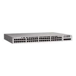 Cisco Catalyst 9200L - Network Essentials - přepínač - L3 - řízený - 8 x 100 1000 2.5G 5G 10GBase-T + 40 x 10 100 1000 (PoE+) + 2 x 25 Gigabit Ethernet - Lze montovat do rozvaděče - PoE+ (740 W)