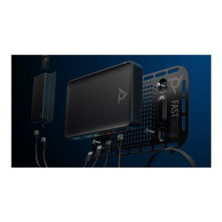 HP Poly Studio G62 - Bez napájecího kabelu - videokonferencní systém - certifikováno pro Microsoft Teams, Certifikováno pro Poly Video - cerná - kompatibilní s TAA - s PoE+ Adapter - power adapter included