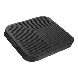 ZENS Modular Single Wireless Charger Main Station - Bezdrátová nabíjecí podložka + AC napájecí adaptér - 15 Watt - Apple Fast Charge, FC
