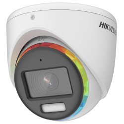 Hikvision DS-2CE70DF8T-MFSLN(2.8mm) - 2MPix HDTVI Turret ColorVu kamera; LED 20m; 4v1; IP67; mikrofon