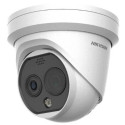 Hikvision DS-2TD1228T-2 QA - IP Turret termo-optická kamera; objektiv 2,1mm, IR 15m, Audio,Alarm, blikač, Fire detection