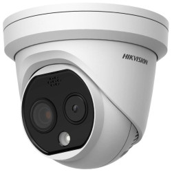 Hikvision DS-2TD1228-7 QA - IP Turret termo-optická kamera; objektiv 6,9mm, IR 15m, Audio, Alarm, blikač