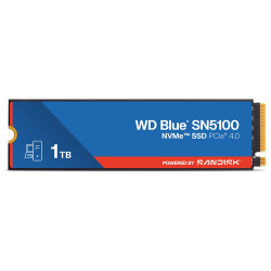 WD Blue SN5100 1TB SSD Powered by SANDISK NVMe M.2 PCIe Gen4 Interní chladič M.2 2280