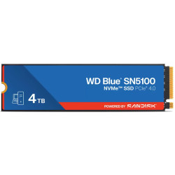 WD Blue SN5100 4TB SSD Powered by SANDISK NVMe M.2 PCIe Gen4 Interní chladič M.2 2280