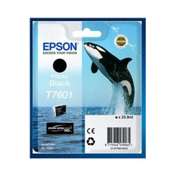 Epson originální ink C13T76014010, T7601, photo black, 25,9ml- prošlá expirace (2018)
