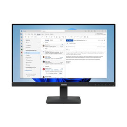 Lenovo ThinkVision S24-4e - LED monitor - 24" (23.8" zobrazitelný) - 1920 x 1080 Full HD (1080p) @ 100 Hz - IPS - 250 cd m? - 1300:1 - 4 ms - HDMI, VGA - havraní čerň