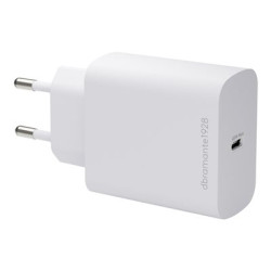 dbramante1928 re-charge - Síťový adaptér - 45 Watt - 3 A - Apple 2.4A, PD PPS, PD 2.0, PD 3.0, QC 2.0, QC 3.0, AFC, SCP, Fast Charge (USB-C) - bílá - Evropa