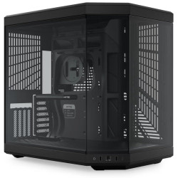 HYTE skříň Y70 Pitch Black levé a přední sklo Riser PCIe 4.0 bez zdroje 1x USB-C 2x USB-A