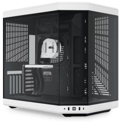 HYTE skříň Y70 Panda levé a přední sklo Riser PCIe 4.0 bez zdroje 1x USB-C 2x USB-A